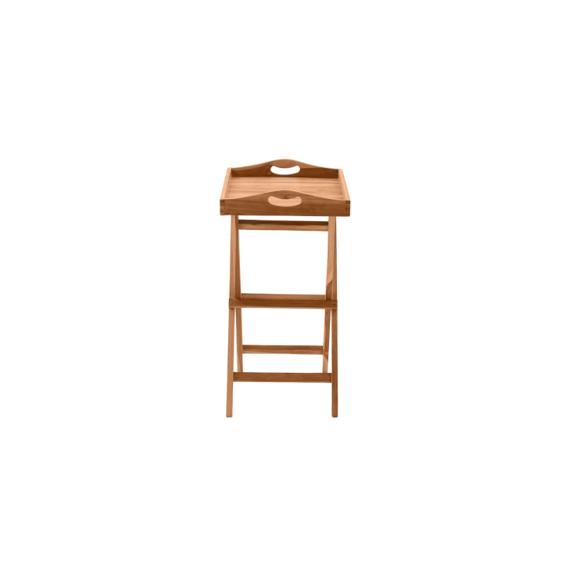 rudos spalvos lauko stalas, kompaktiškas, nešiojamas 