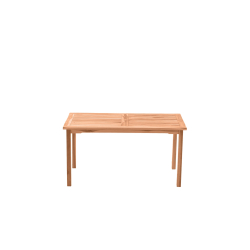 medinis stačiakampinis stalas, rudas, medžio spalvos