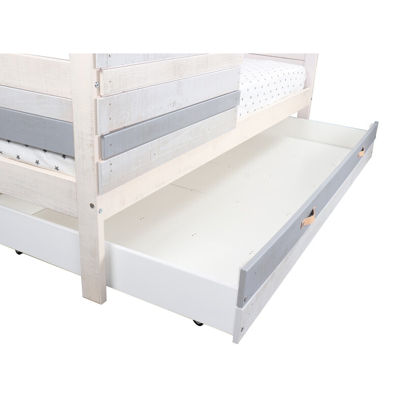 Modernaus dizaino patalynės stalčius lovoms, dėžė su ratukais, su rankenom vaikų lovai 05 arba 06