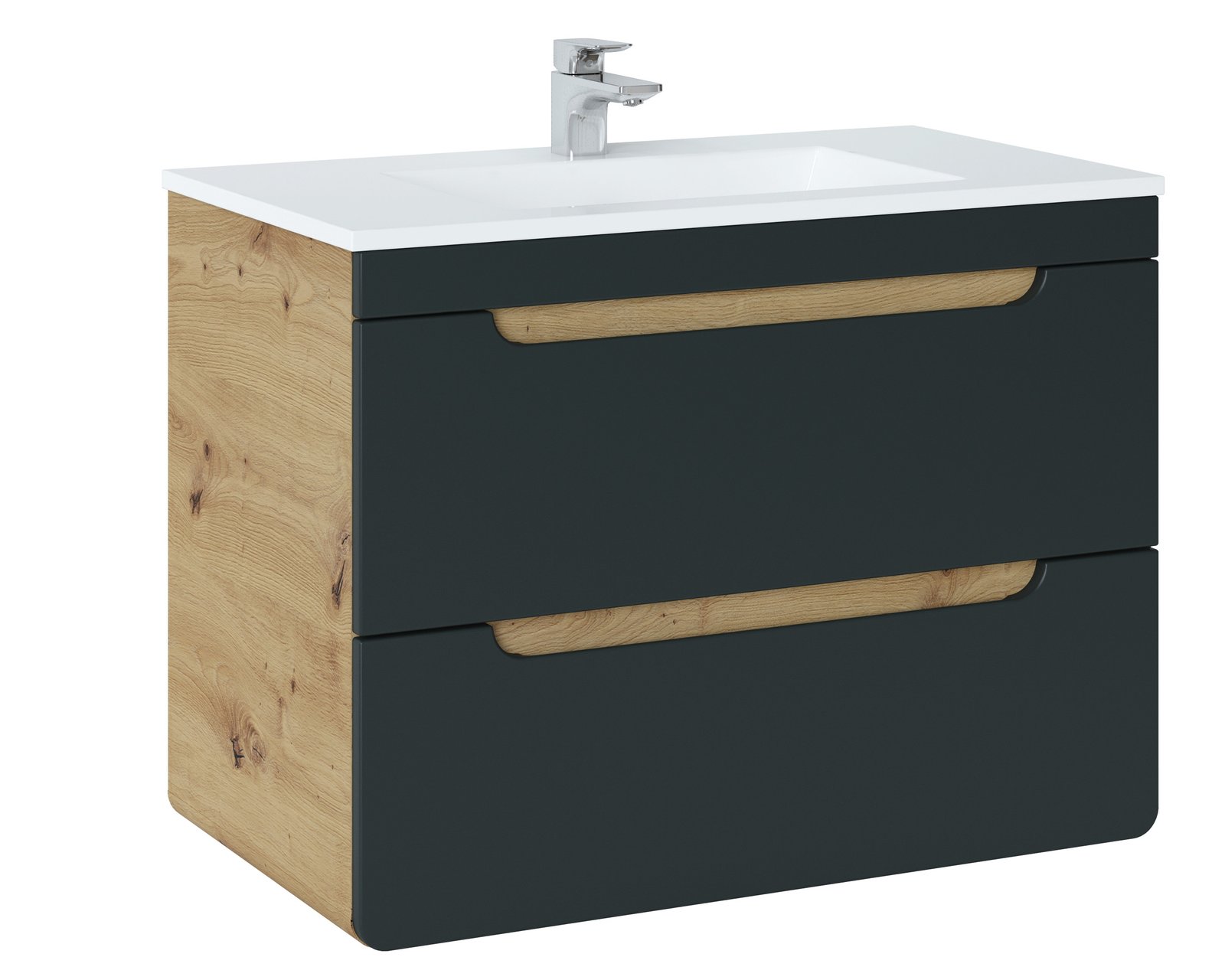 Vonios komplektas ARRAS BLACK 60