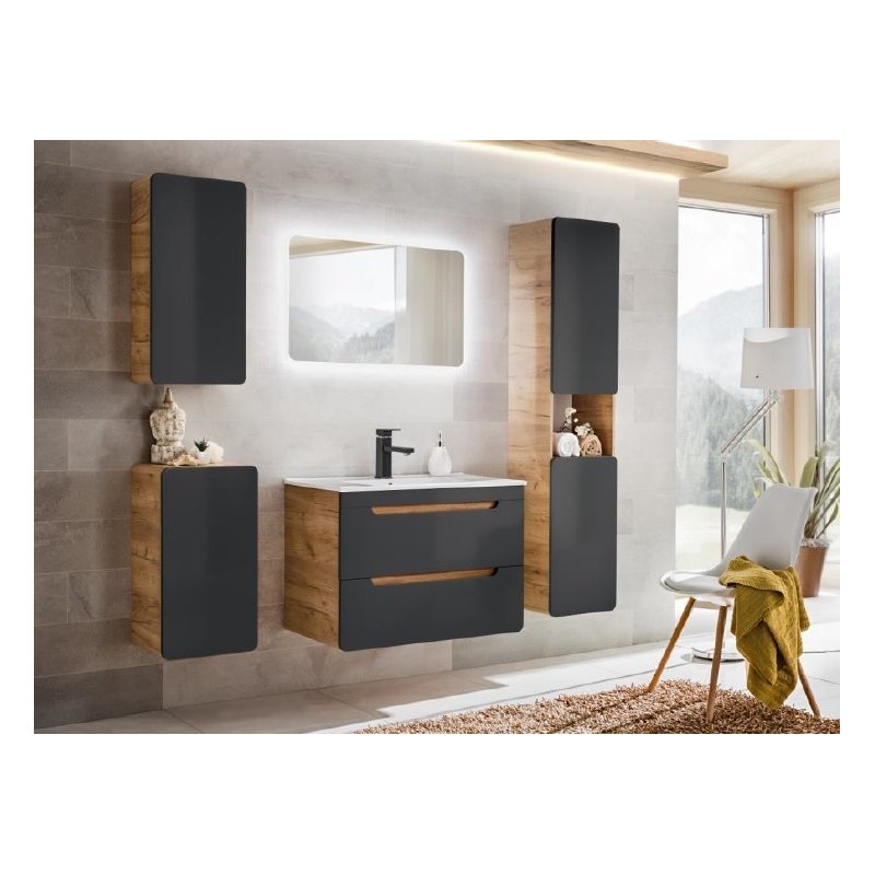 Vonios komplektas ARRAS BLACK 40