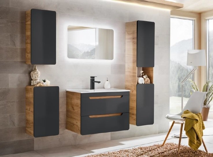 Vonios komplektas ARRAS BLACK 40
