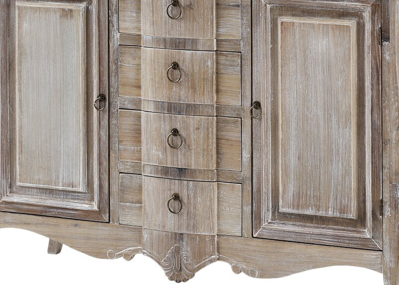 Komoda 08DB MERANO - 120x40x85 cm. Balintos tuopos medienos komoda, vaškuota.
