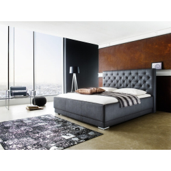 Modernaus dizaino lova, minkšta, prabangios dirbtinės odos 