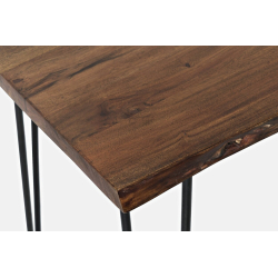 Baro stalas su metalinėmis kojelėmis, minimalistinis, stilingas