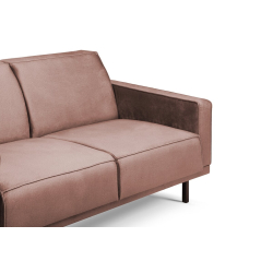 Sofa BAR, rožinė, 150x81x71 cm