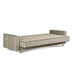 Sofa DOZ, smėlio/ruda, 223x93x85 cm