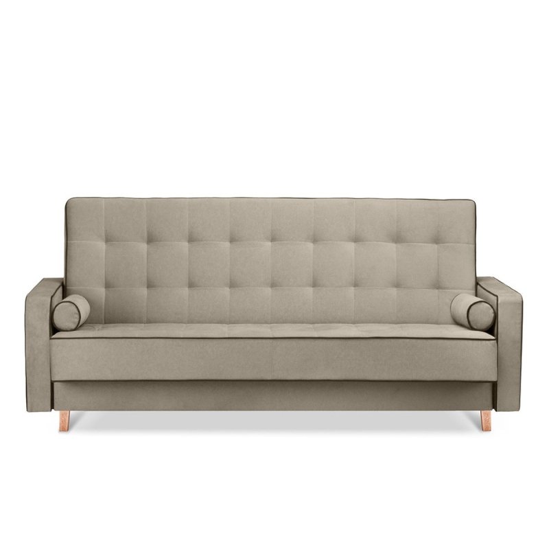 Sofa DOZ, smėlio/ruda, 223x93x85 cm