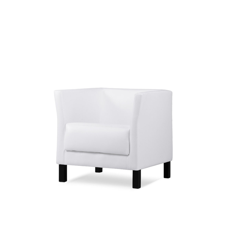 Fotelis ESPEC, baltas, 74x67x71 cm