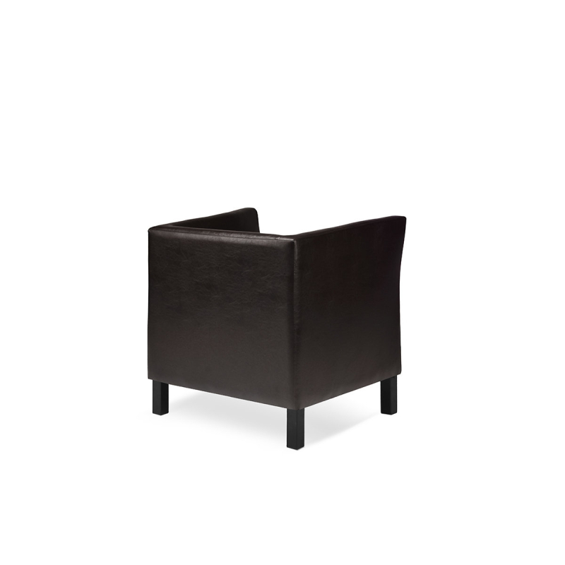 Fotelis ESPEC, tamsiai rudas, 74x67x71 cm