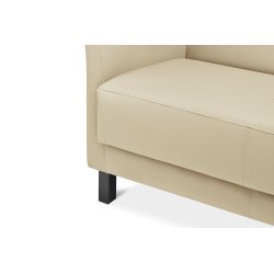 Sofa ESPEC, kreminis, 130x67x71 cm