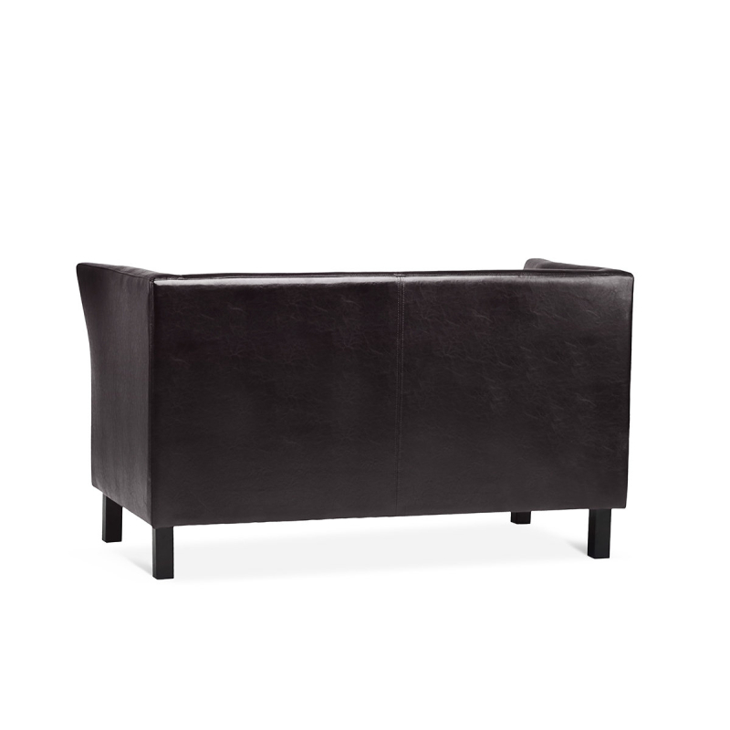 Sofa ESPEC, tamsiai ruda, 130x67x71 cm
