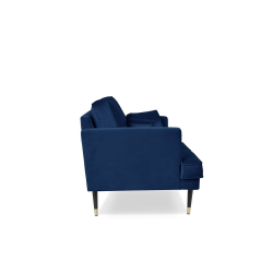 Sofa FALC, mėlyna, 163x93x91 cm
