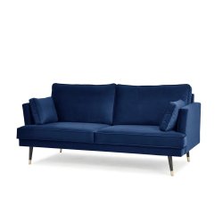 Sofa FALC, mėlyna, 204x93x91 cm