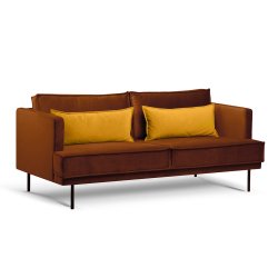 Sofa GANZ, ruda, 196x92x84 cm