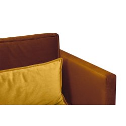 Sofa GANZ, ruda, 196x92x84 cm
