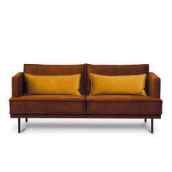 Sofa GANZ, ruda, 196x92x84 cm
