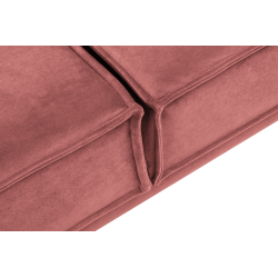 Sofa GANZ, rožinė, 196x92x84 cm