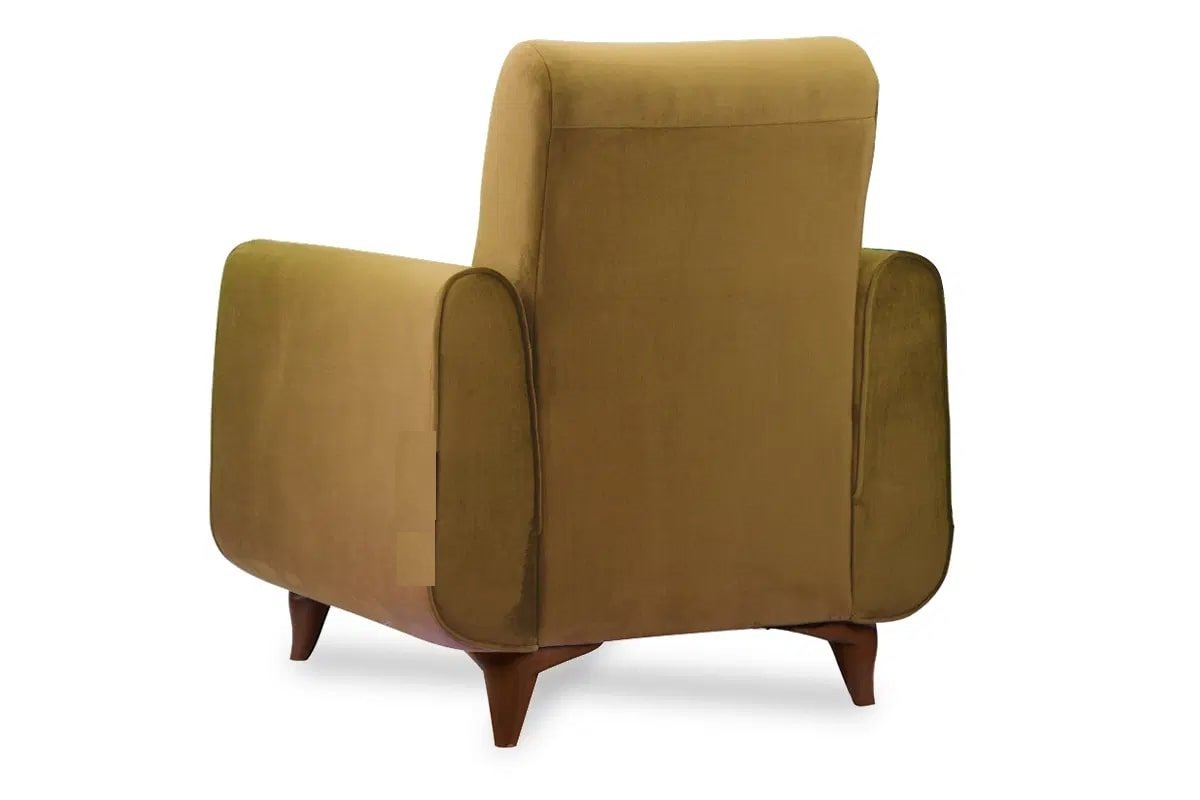 Fotelis GUSTA, rudas, 83x81x95 cm