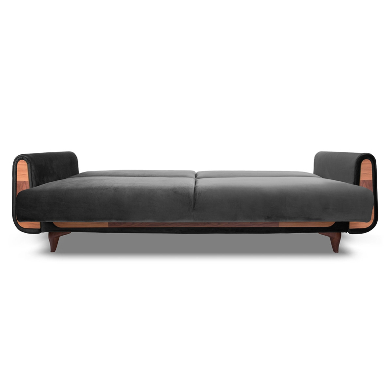 Sofa GUSTA, pilka, 230x98x98 cm