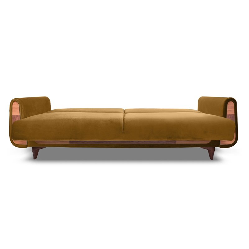 Sofa GUSTA, ruda, 230x98x98 cm