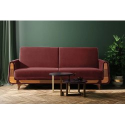 Sofa GUSTA, raudona, 230x98x98 cm