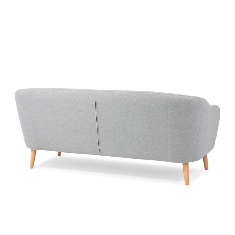 Sofa HAMI, šviesiai pilka, 192x90x83 cm
