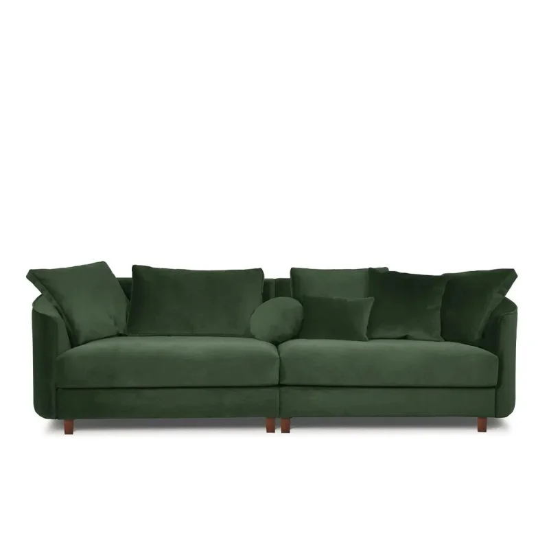 Sofa JUNA, žalia, 268x102x89 cm