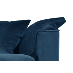 Sofa JUNA, mėlyna, 268x102x89 cm