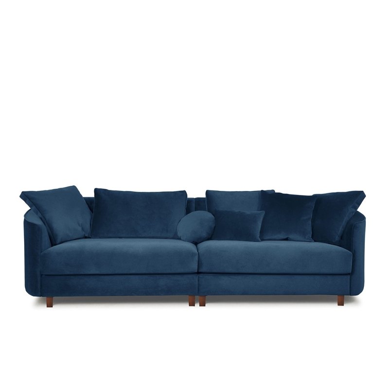 Sofa JUNA, mėlyna, 268x102x89 cm