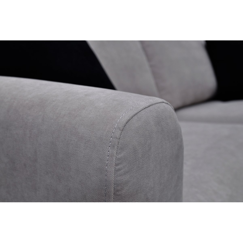 Sofa KAPA, pilka, 190x88x85 cm