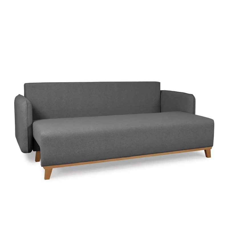 Sofa MARI, tamsiai pilka, 224x93x92 cm