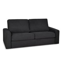 Sofa MENO, juoda, 195x100x90 cm