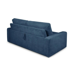 Sofa MENO, mėlyna, 195x100x90 cm