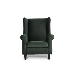 Fotelis MILE, žalias/juodas, 82x97x105 cm