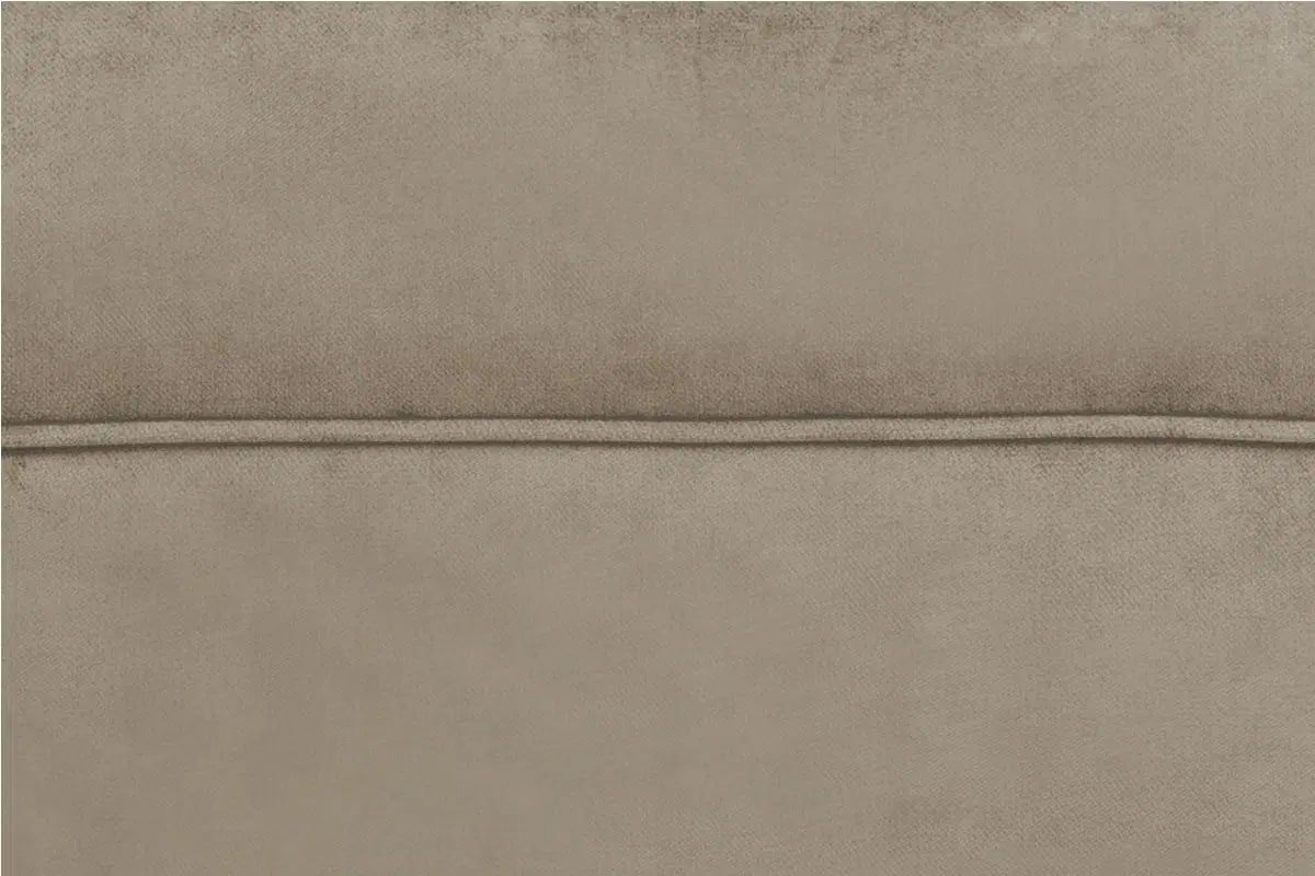 Pufas MILE, smėlio/juodas, 51x36x42 cm