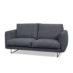 Sofa MINU, tamsiai pilka, 172x96x88 cm