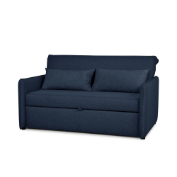 Sofa NIKU, mėlyna, 156x99x88 cm