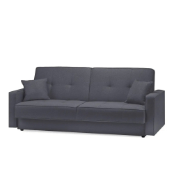 Sofa ORIA, tamsiai pilka, 218x90x89 cm
