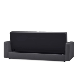Sofa ORIA, tamsiai pilka, 218x90x89 cm