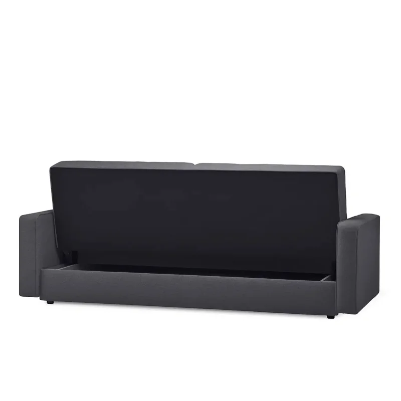 Sofa ORIA, tamsiai pilka, 218x90x89 cm
