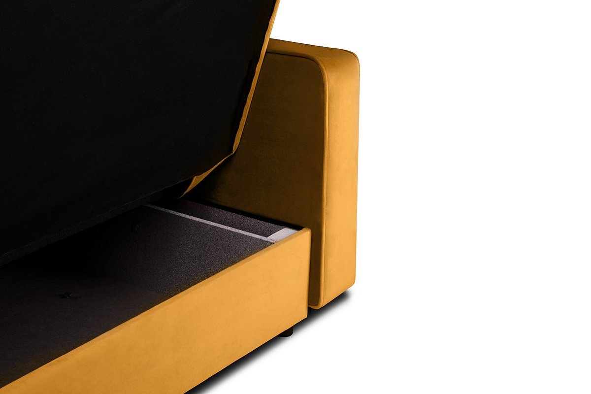 Sofa ORIA, geltona, 218x90x89 cm