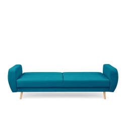 Sofa PIKU, mėlyna, 222x91x88 cm