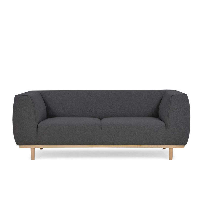 Sofa PUMA, tamsiai pilka, 187x84x70 cm