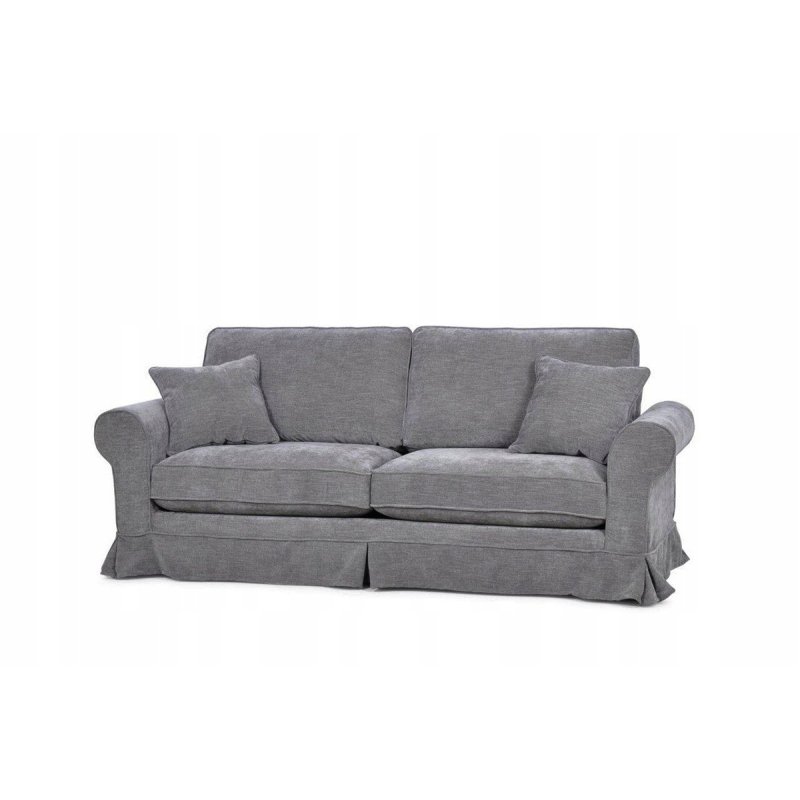 Sofa PURRI, tamsiai pilka, 227x90x98 cm