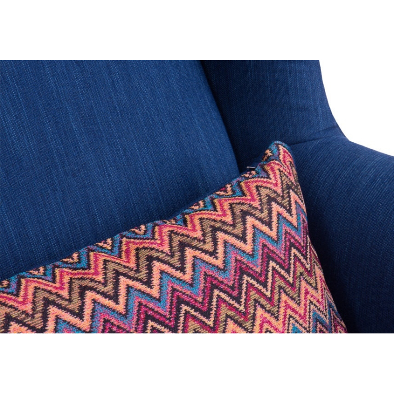Fotelis STRAL, mėlynas, 82x80x108 cm