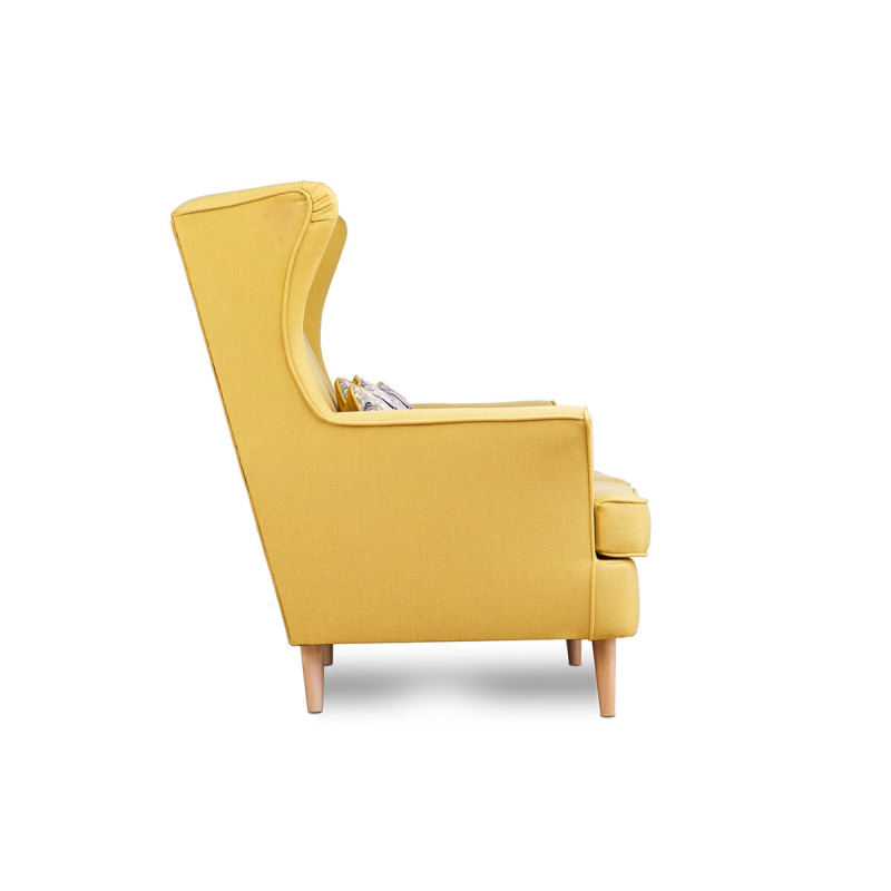 Sofa STRAL, geltona, 136x96x106 cm