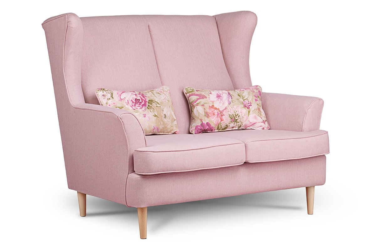 Sofa STRAL, rožinė, 136x96x106 cm
