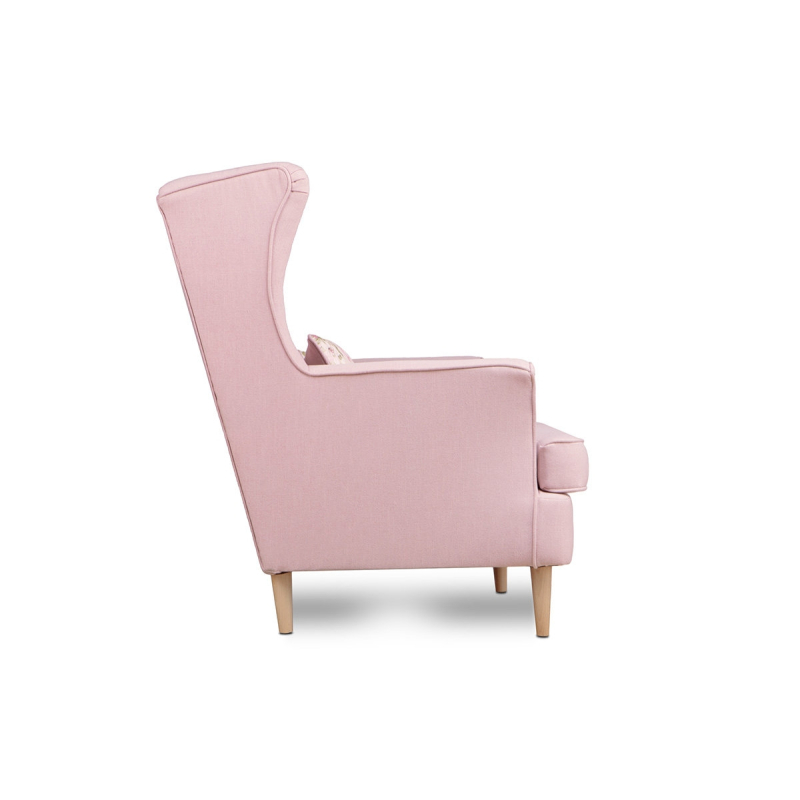 Sofa STRAL, rožinė, 136x96x106 cm