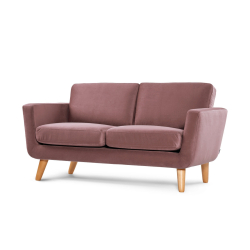 Sofa TAGO, rožinė, 154x88x80 cm